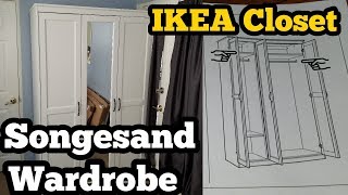 Ikea Wardrobe Closet Songesand Review [upl. by Kacie]