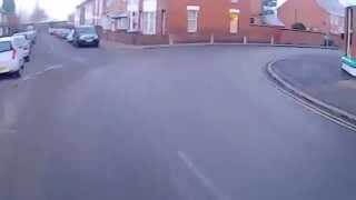 Stupid Cyclist Falls Off His Bike Cycling FAIL [upl. by Susie]