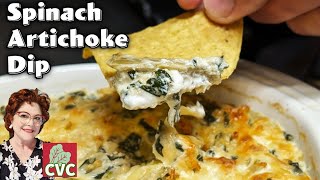 Artichoke Spinach Dip  Creamy amp Cheesy Mamas Old Fashioned Southern Recipes [upl. by Ailam844]