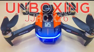 Unboxing Drone JJRC X26 GPS [upl. by Rekrap]