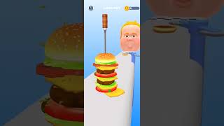 XXL Sandwich 🍔 Make Extra Large Hamburger Cheese Burger part 1578 xxlsandwich viral shortsvideo [upl. by Siram]