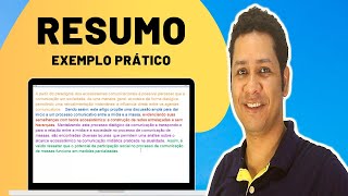 Resumo de TCC Descubra Como Fazer Resumo para Artigo TCC e Dissertação  Exemplo Prático [upl. by Namhar]