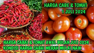 Harga cabai merah hari ini 1 Juli 2024  Info harga tomat dan cabai saat ini di Jawa Timur [upl. by Chansoo251]