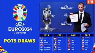 🔴Euro 2024 Pots for Draws Confirmed UEFA Euro 2024 Pots Draws [upl. by Engis273]