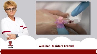 Webinar 👉 despre procedura de Montarea BRANULEI medatalos nursery asistente nurse [upl. by Nihs]