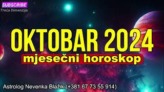 Horoskop za Oktobar 2024  Prognoza za sve znakove Zodijaka [upl. by Nnylodnewg]