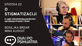 O stigmatizaciji iz ugla pacijenta i udruženja za pomoć  Dva i po psihijatra ep22 [upl. by Baskett638]