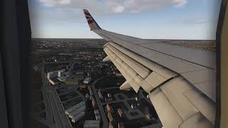 London City Airport EGLC  XP11  OrbX South and EGLC [upl. by Oeram]