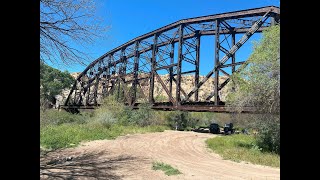 Gila River Loop and Rail Road Trestle Bridge [upl. by Lede]