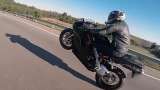 mfpmatias doing wheelies on a ducati 1098s [upl. by Adnalay394]