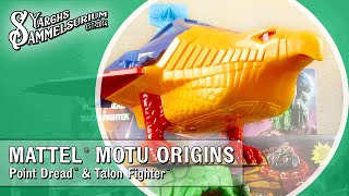 🛡️ MATTEL MotU Origins  Point Dread amp Talon Fighter  Masters of the Universe  unboxing Review [upl. by Jeremias]