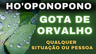 🔴LIMPEZA PROFUNDA DE QUALQUER SITUAÇÃO NEGATIVA  GOTA DE ORVALHO  HOOPONOPONO [upl. by Bonny]