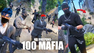 AKU DIKEPUNG 100 PASUKAN MAFIA  GTA 5 ROLEPLAY [upl. by Pilar]