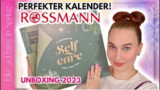 WOW 😍 ROSSMANN Adventskalender 2023 Self care moments I Alle Türchen öffnen I LikeADaisyInSpring [upl. by Meadow812]