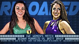 Britt Baker vs Deonna Purrazzo ResetButton [upl. by Sair139]