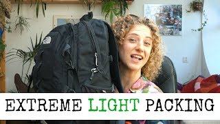 Extreme light packing  Pro Tips  Hand luggage only  TravelGretl 2017 [upl. by Sirac]