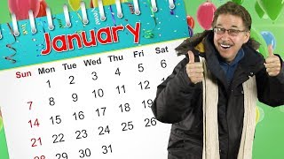 January  Calendar Song for Kids  Jack Hartmann [upl. by Sdlonyer]