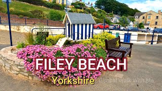 Filey Beach Yorkshire GimbalWalkWithMe [upl. by Lochner]