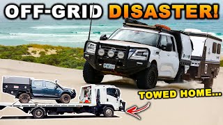 DOWN TO 7 PSI amp STILL BOGGED Australias LONGEST SAND DUNE nearly breaks us  Catch amp Cook Dinner [upl. by Osmen]