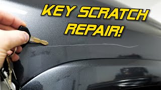 HOW TO REPAIR DEEP CAR PAINT SCRATCH LIKE A PRO [upl. by Bryna]