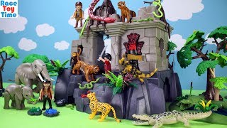 PLAYMOBIL Treasure Temple Adventure Playset with Jungle Animal Toys For Kids [upl. by Anelas738]