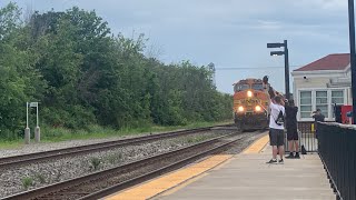 BNSF 70 mph AC44 La Plata Missouri [upl. by Carole]