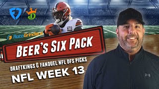 DRAFTKINGS amp FANDUEL NFL PICKS WEEK THIRTEEN  DFS 6 PACK [upl. by Ronnie365]