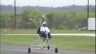 Monarch gyrocopter doing stop and drop landings [upl. by Anawot]