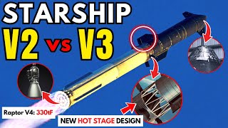 Starship V2 amp V3s GameChanging Upgrades Unleash New Powerful Raptor Engine amp More [upl. by Fesoj439]