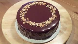 Receta de Tarta de Chocolate y Avellana  Video Resumen [upl. by Sam108]