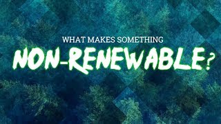 GCSE Chemistry 19 What makes a fuel Non Renewable [upl. by Leunamne]