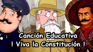 Canción de Constitución 5 febrero Primaria LETRA [upl. by Atneuqal]