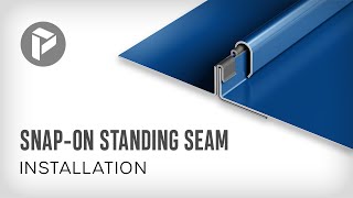 How to Install SnapOn Standing Seam Metal Roof Systems [upl. by Dloraj372]