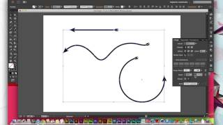 Minitutorial Trazos con Illustrator V Las puntas de flecha [upl. by Ahseena923]