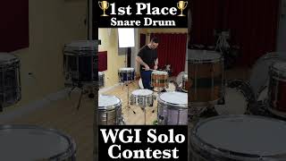 An Award Winning Snare Drum Solo [upl. by Eibber]