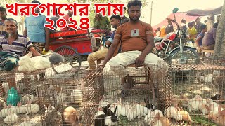 Rabbit market in Bangladesh 2024  খরগোশের হাট ধাপের হাট ২০২৪ [upl. by Pincince]