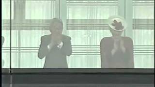 2005 天皇賞・秋 陛下に最敬礼する松永騎手 [upl. by Yssak]