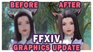 FFXIV Dawntrail Graphics Update Before and After Detailed Comparison [upl. by Ruthe713]