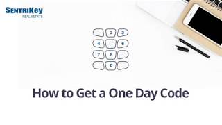 How to Get a One Day Code  SentriKey Real Estate [upl. by Santos]