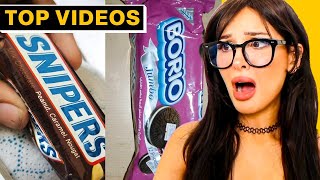 Funniest Knock Off Brand Foods HILARIOUS  SSSniperWolf [upl. by Tillman979]