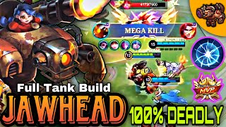 This Roaming Hero is so UNDERATED 🔥 MVP Jawhead Full Tank Build with Vengeance 💪 [upl. by Bonnes]