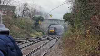 Flying Scotsman at South Wigston 131223 [upl. by Sevik480]