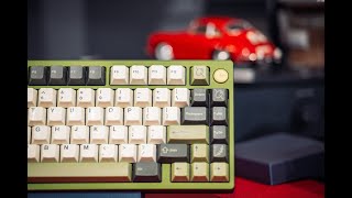 TGR Tomo x broken in NK Nolive switches x GMK Olive R1 typing test ASMR [upl. by Annail]