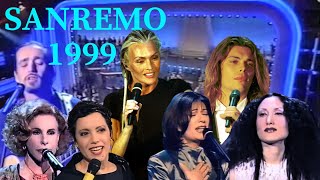 SANREMO 1999 TUTTE LE CANZONI ANNA OXA MARIELLA NAVA ANTONELLA RUGGIERO [upl. by Ayekal]