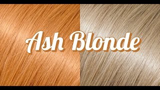 ASH BLONDE HAIR TUTORIAL [upl. by Nidak]