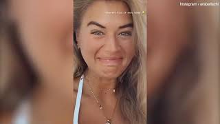 Love Islands Arabella Chi shows bikini sun in Ibiza [upl. by Ydwor546]