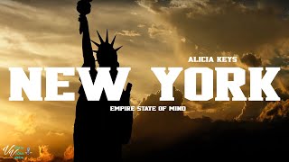 Alicia Keys  New York Empire State of Mind Lyrics [upl. by Robina]