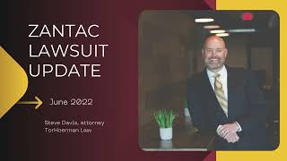 Zantac Lawsuit Update June 2022 TorHoerman Law [upl. by Kcirevam]