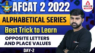 AFCAT 2022 Preparation  Reasoning  Alphabetical Series 2  By Sahil Tiwari [upl. by Calderon590]