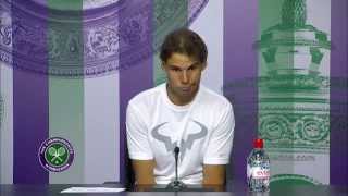 Rafael Nadal Second Round Press Conference [upl. by Eibbil]